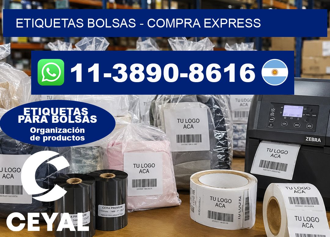 ETIQUETAS BOLSAS – Compra express