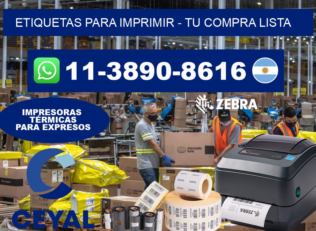 ETIQUETAS PARA IMPRIMIR – Tu compra lista