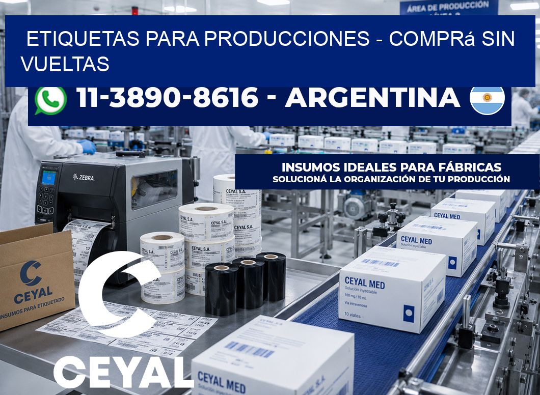 ETIQUETAS PARA PRODUCCIONES – Comprá sin vueltas