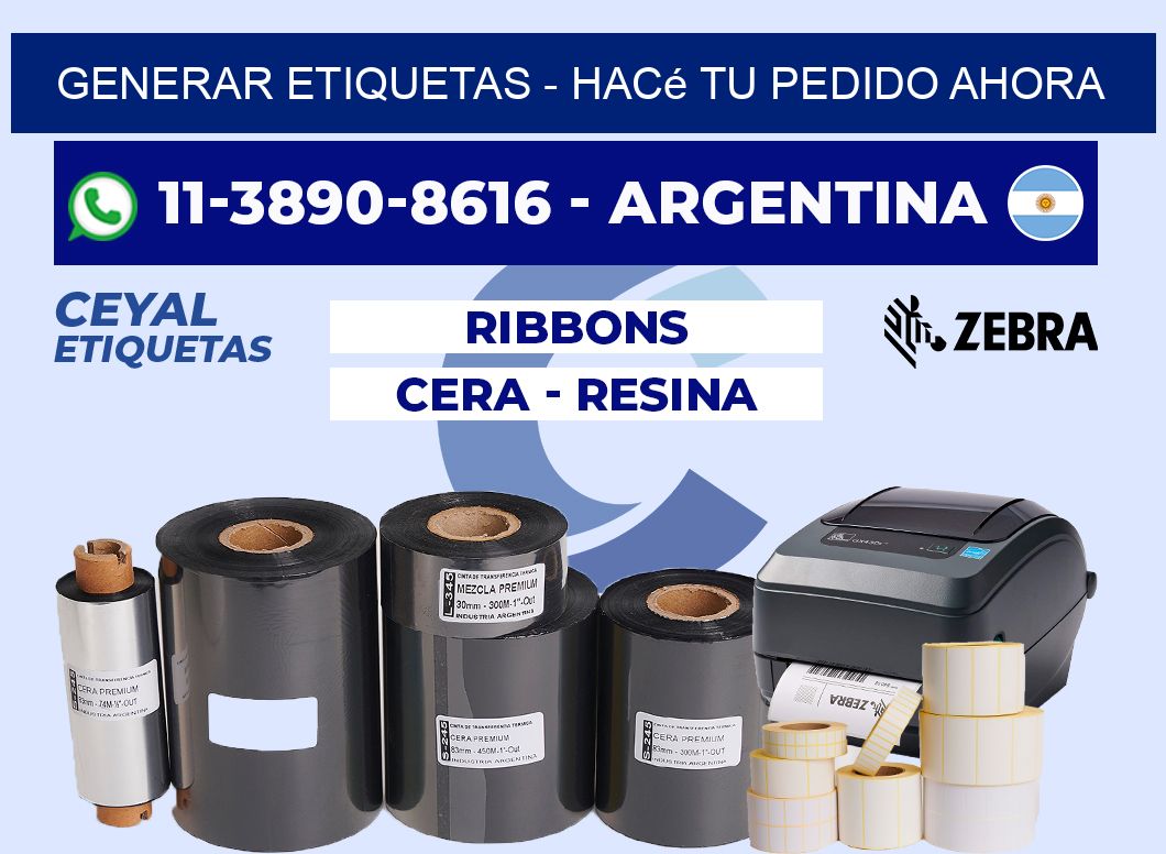 GENERAR ETIQUETAS - Hacé tu pedido ahora