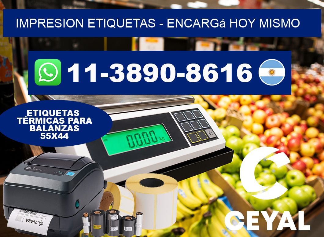IMPRESION ETIQUETAS – Encargá hoy mismo
