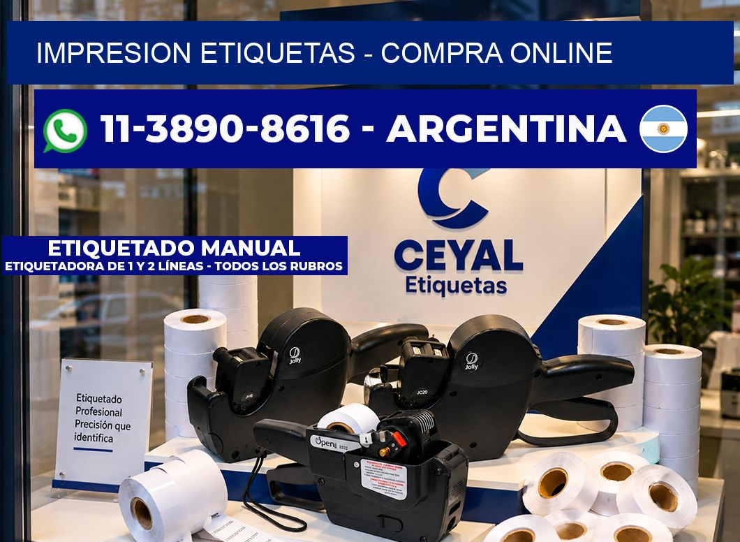 IMPRESION ETIQUETAS - compra online
