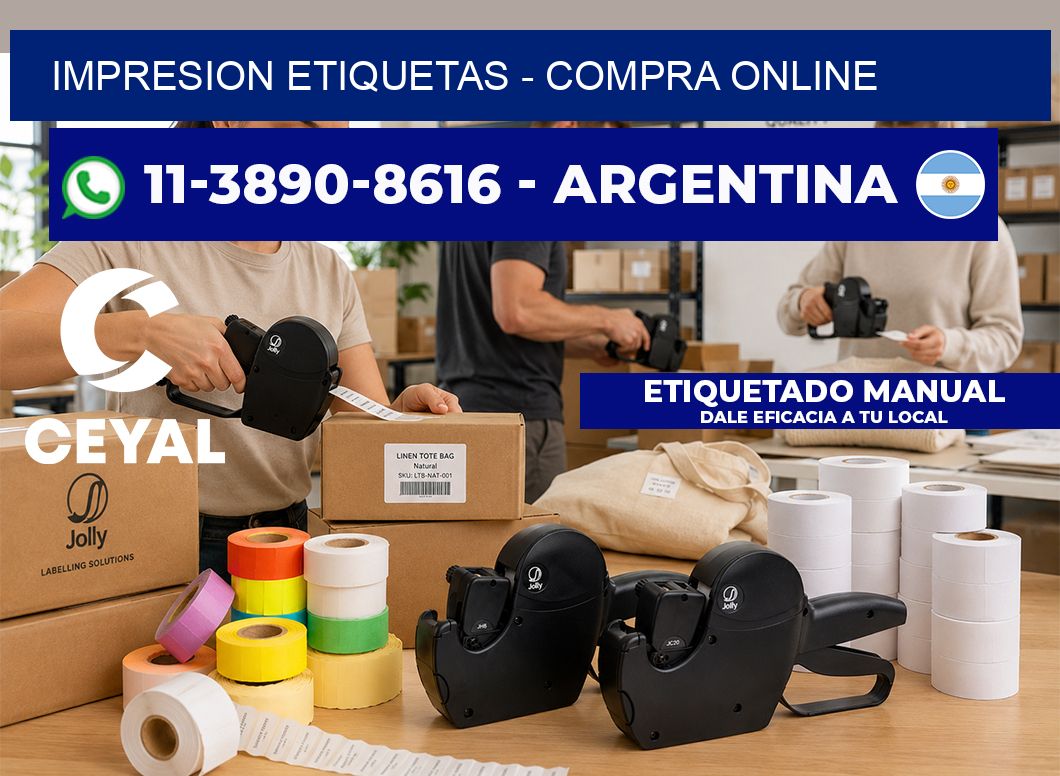 IMPRESION ETIQUETAS - compra online