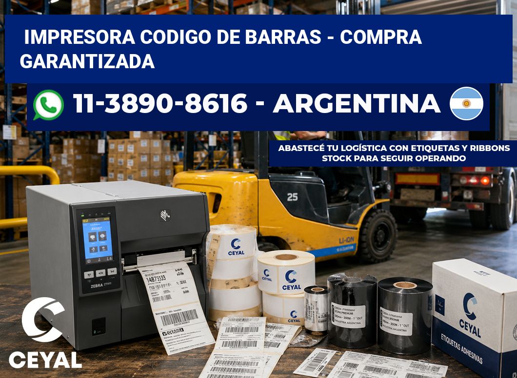 IMPRESORA CODIGO DE BARRAS – Compra garantizada