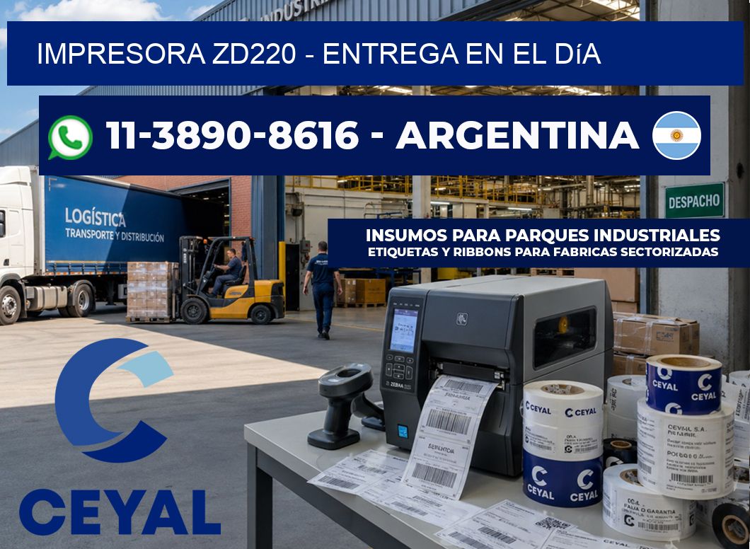 IMPRESORA ZD220 – Entrega en el día