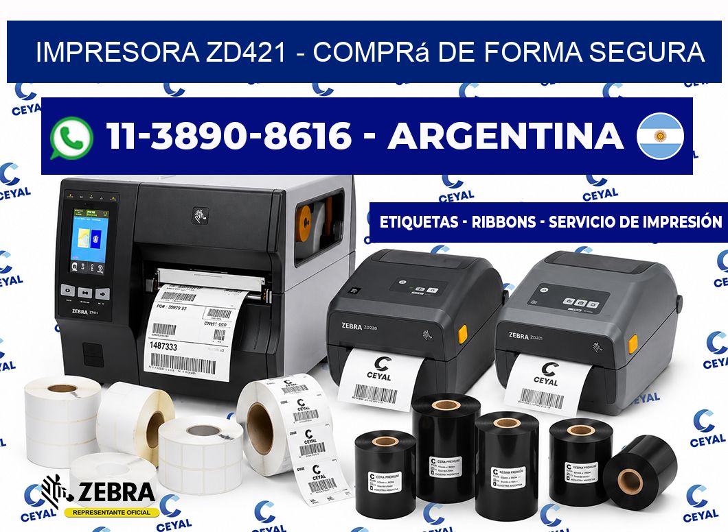 IMPRESORA ZD421 - Comprá de forma segura