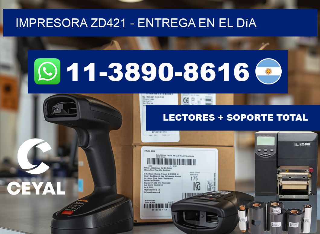 IMPRESORA ZD421 - Entrega en el día