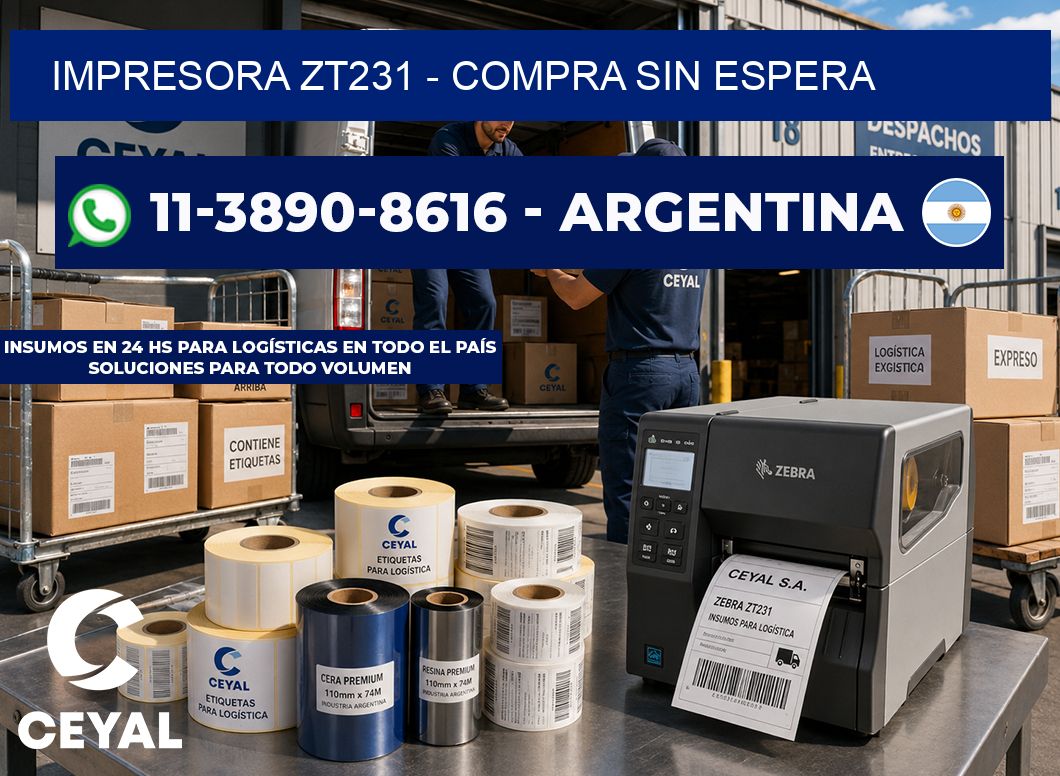 IMPRESORA ZT231 - Compra sin espera