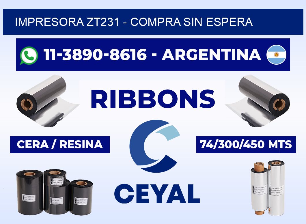 IMPRESORA ZT231 - Compra sin espera