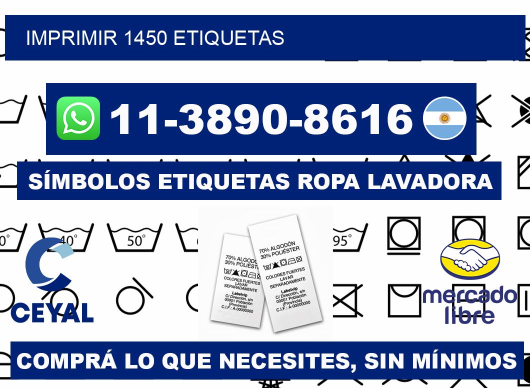 IMPRIMIR 1450 ETIQUETAS