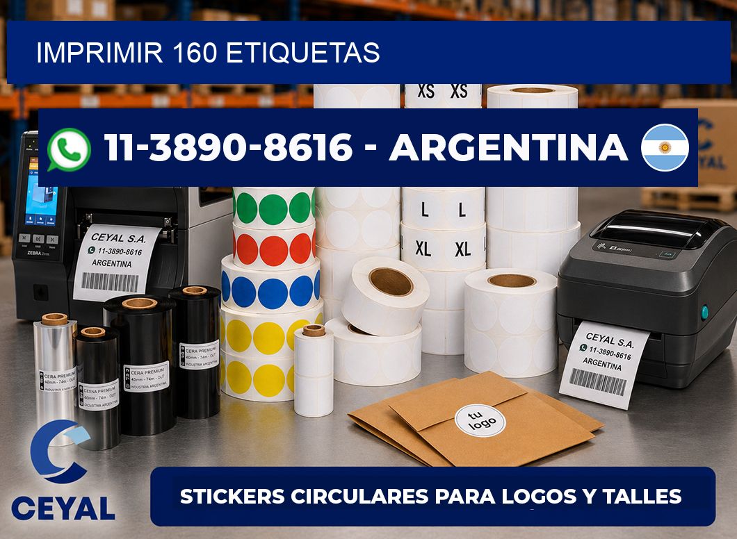 IMPRIMIR 160 ETIQUETAS