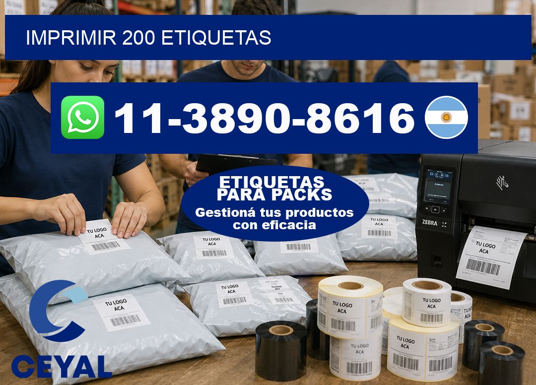 IMPRIMIR 200 ETIQUETAS