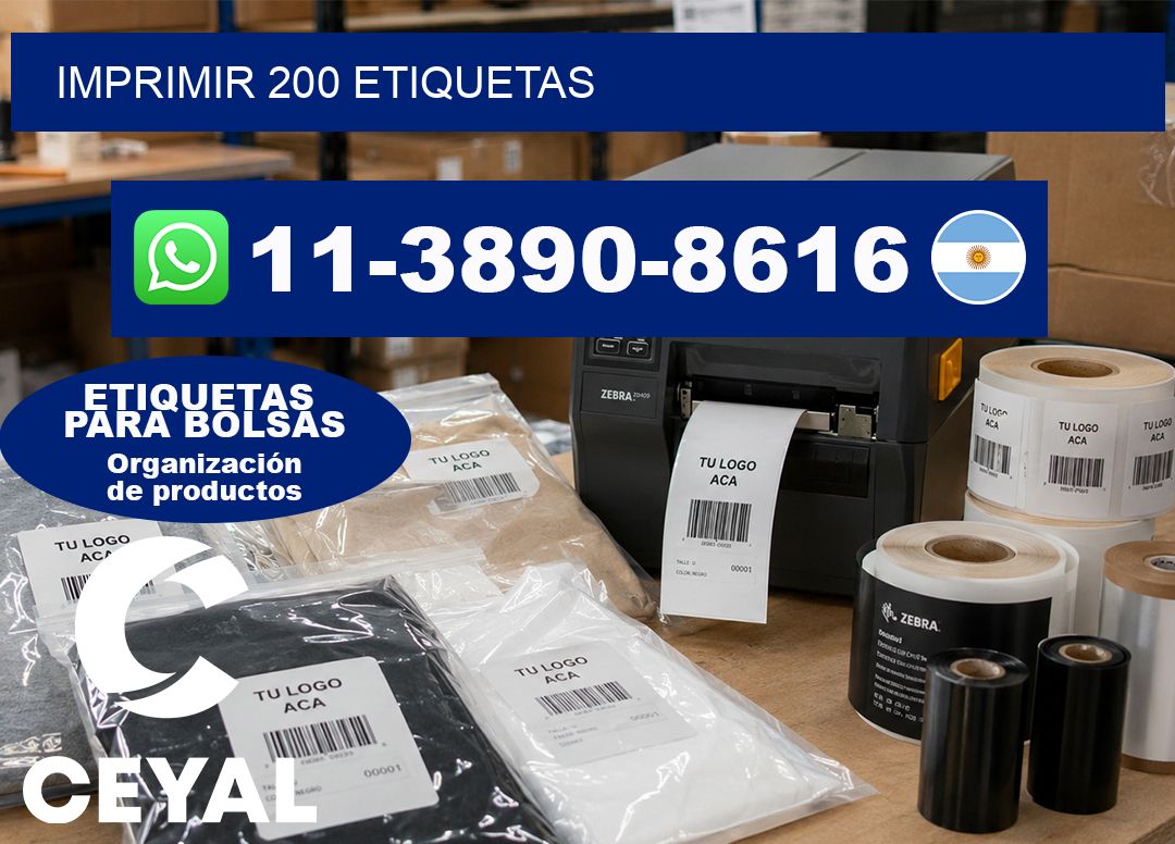 IMPRIMIR 200 ETIQUETAS