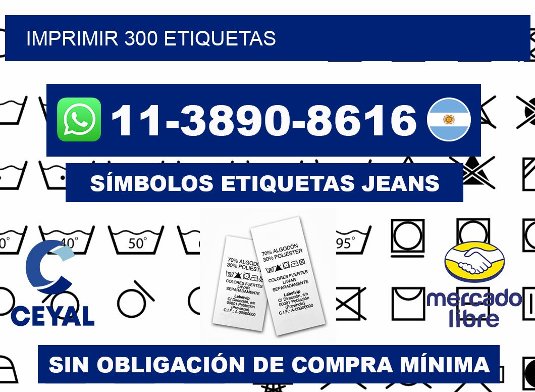 IMPRIMIR 300 ETIQUETAS