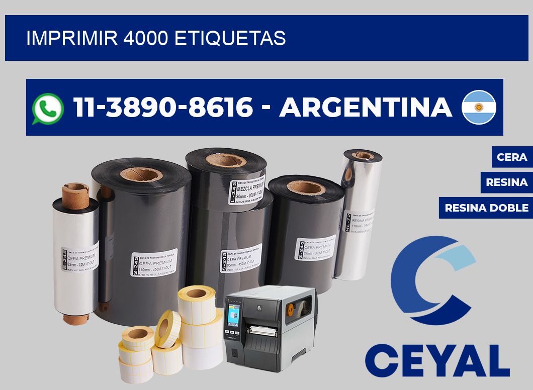 IMPRIMIR 4000 ETIQUETAS