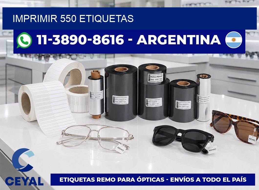 IMPRIMIR 550 ETIQUETAS
