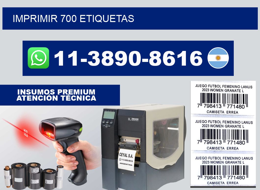 IMPRIMIR 700 ETIQUETAS