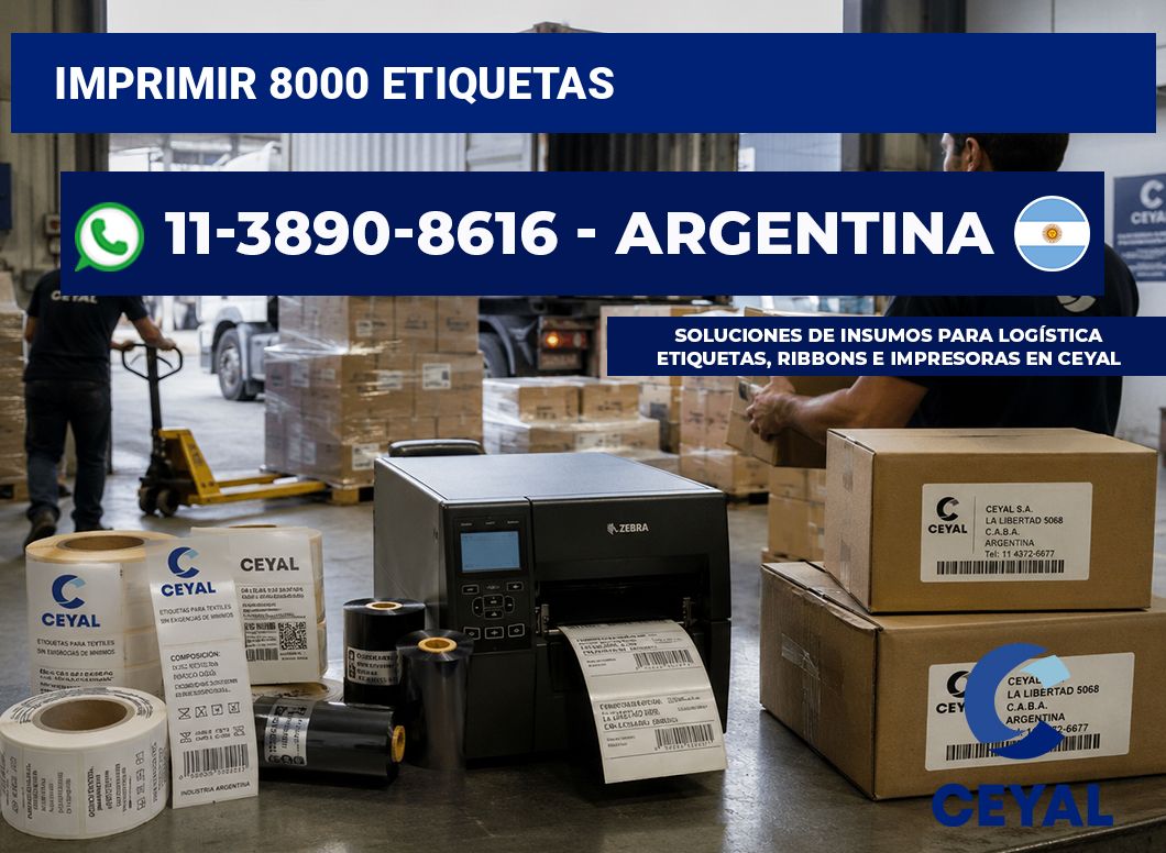 IMPRIMIR 8000 ETIQUETAS