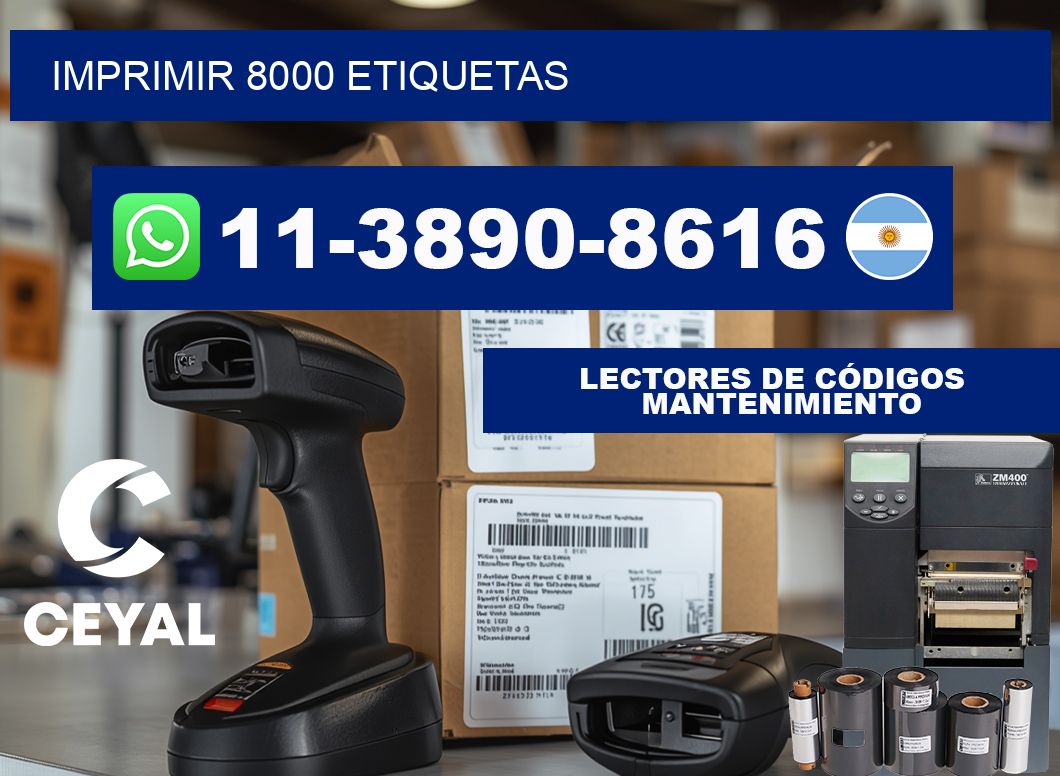 IMPRIMIR 8000 ETIQUETAS