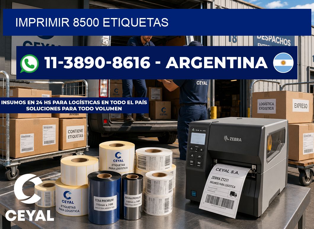 IMPRIMIR 8500 ETIQUETAS