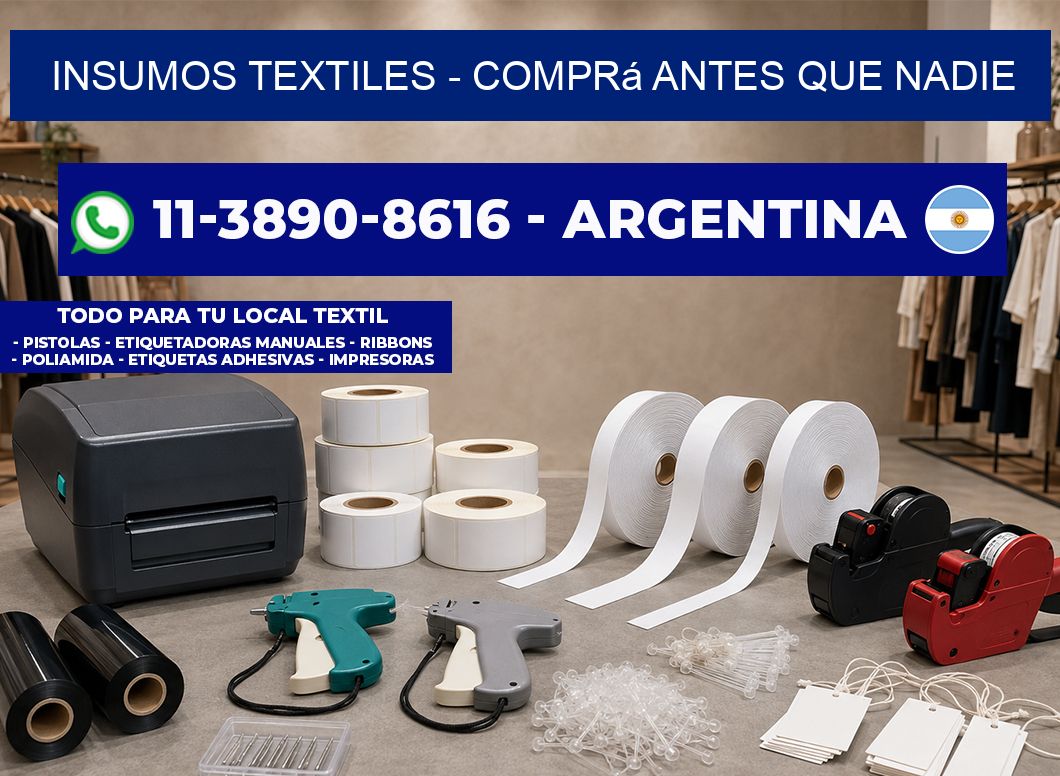 INSUMOS TEXTILES - Comprá antes que nadie