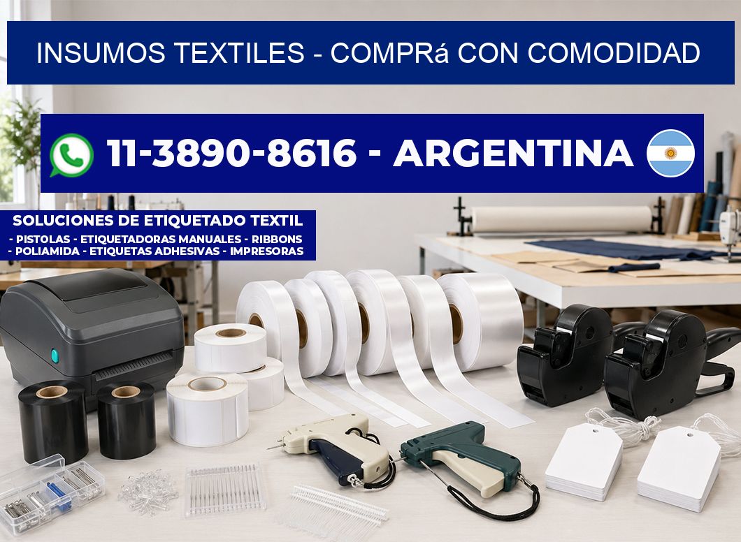 INSUMOS TEXTILES - Comprá con comodidad