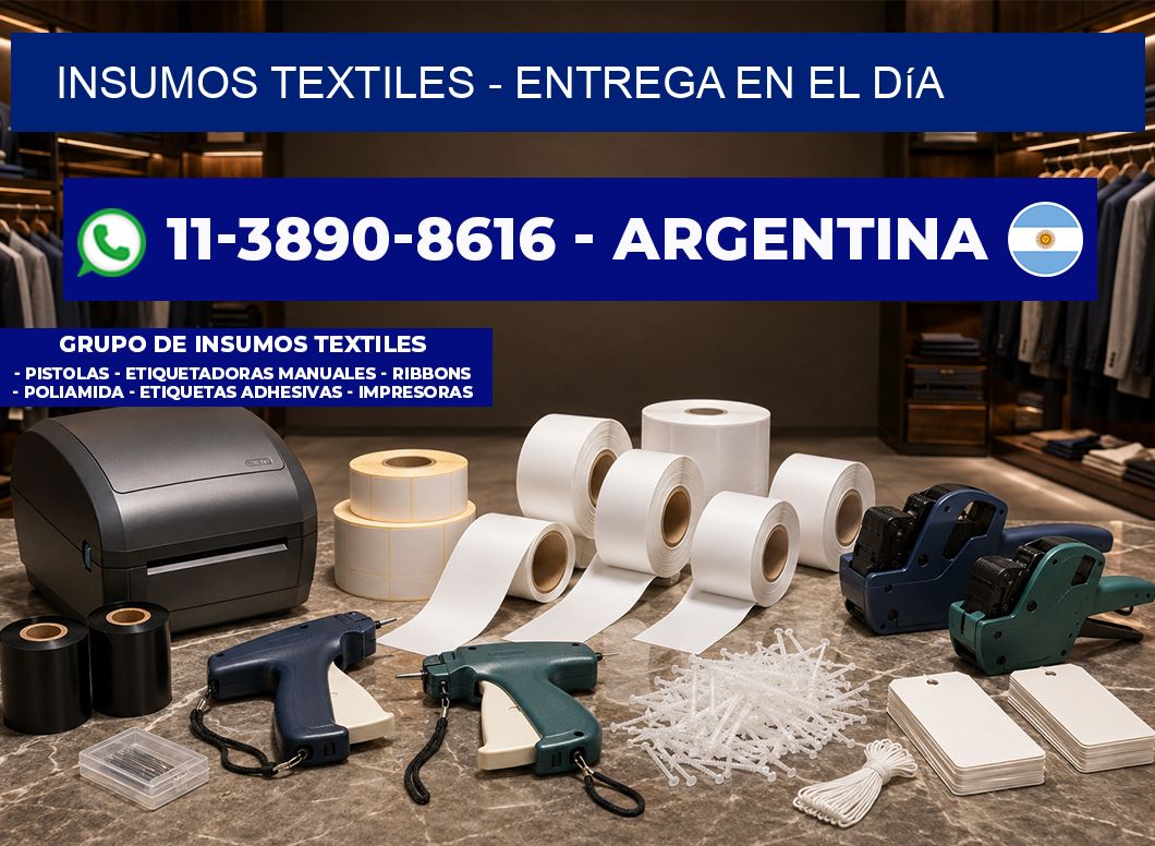 INSUMOS TEXTILES - Entrega en el día