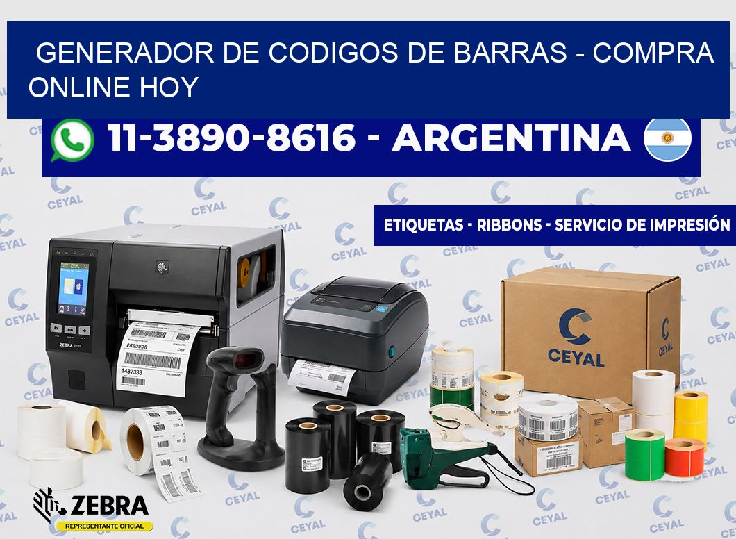 generador de codigos de barras - Compra online hoy