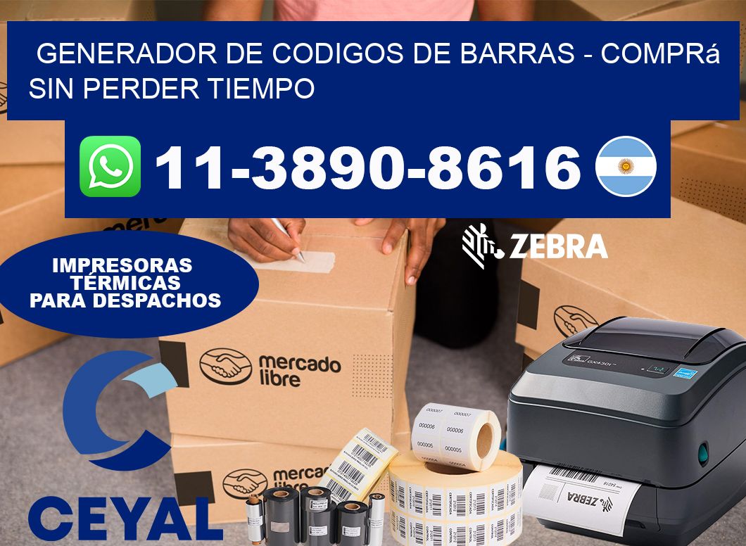 generador de codigos de barras - Comprá sin perder tiempo