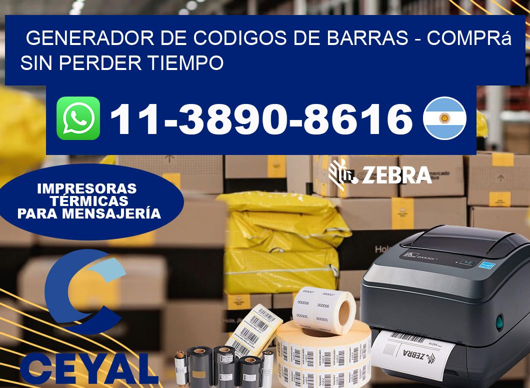 generador de codigos de barras – Comprá sin perder tiempo