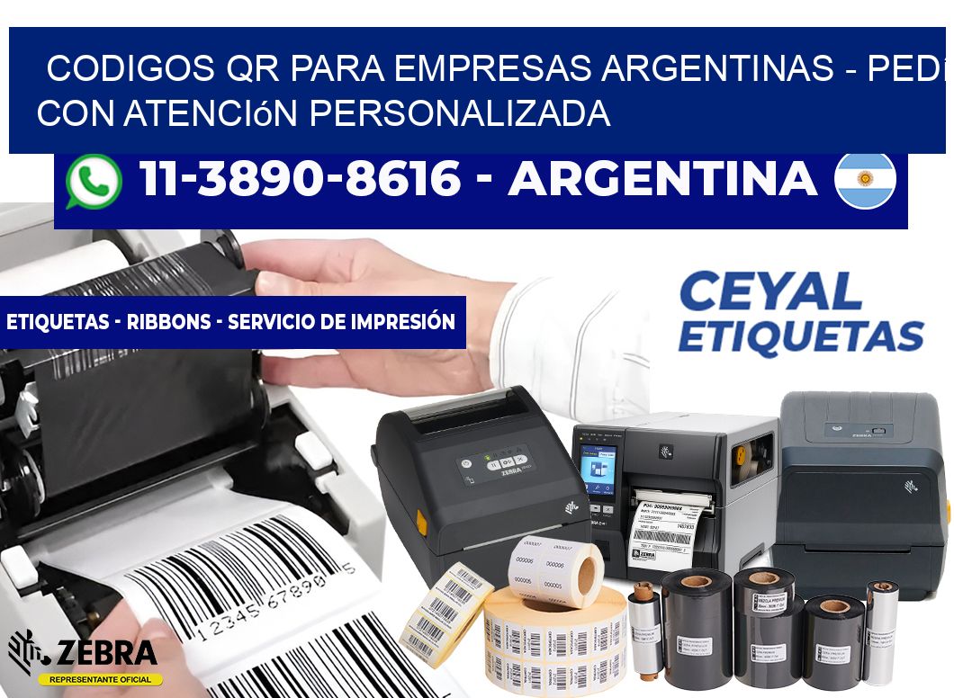 CODIGOS QR PARA EMPRESAS ARGENTINAS – Pedí con atención personalizada