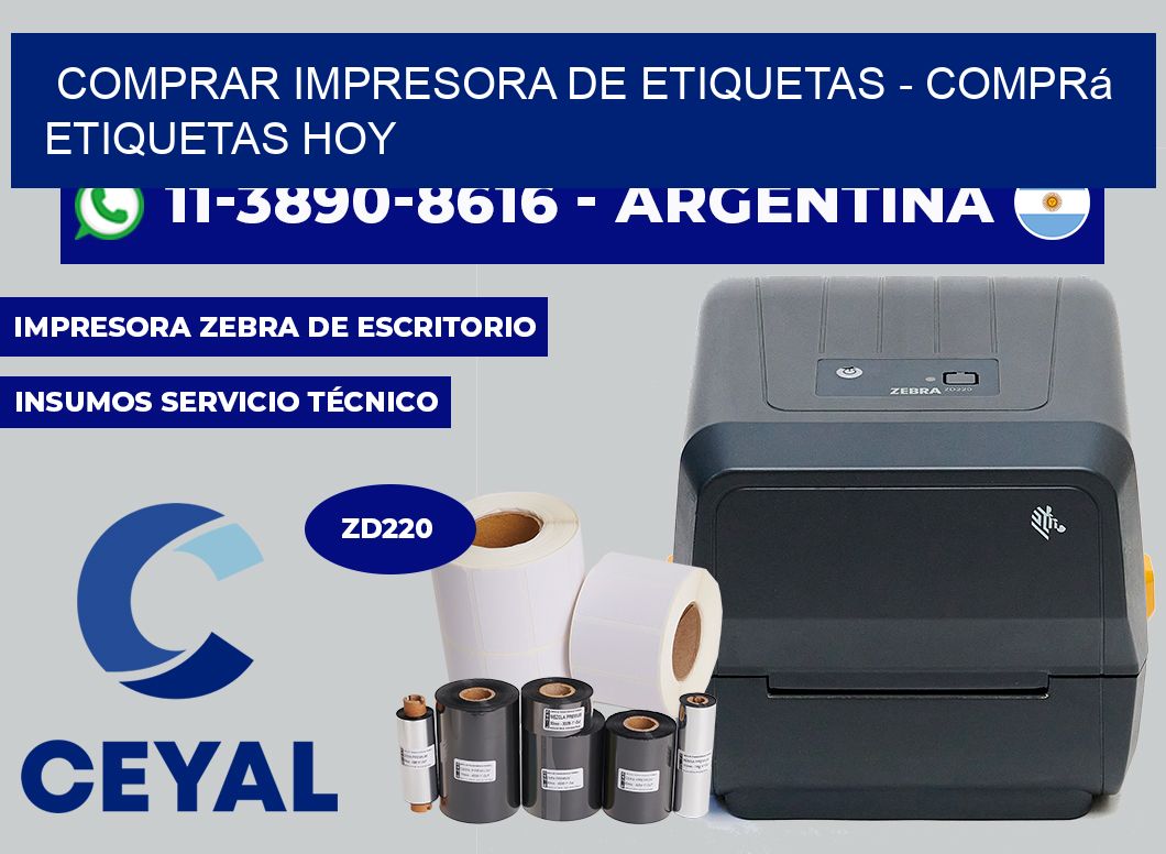 COMPRAR IMPRESORA DE ETIQUETAS - Comprá etiquetas hoy