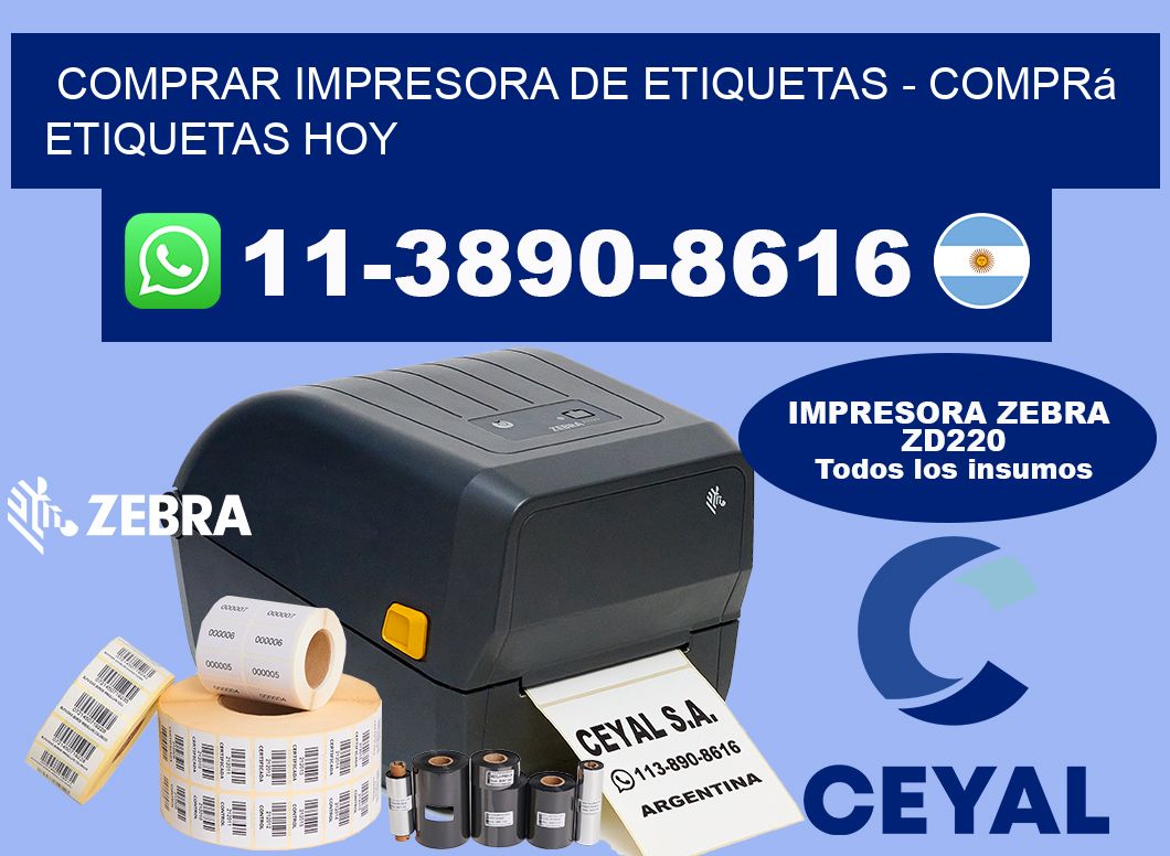 COMPRAR IMPRESORA DE ETIQUETAS - Comprá etiquetas hoy