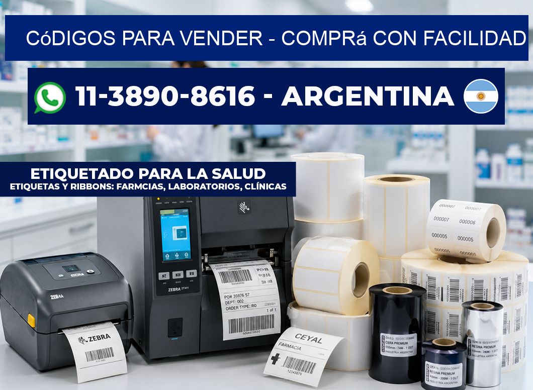 Códigos para vender - Comprá con facilidad