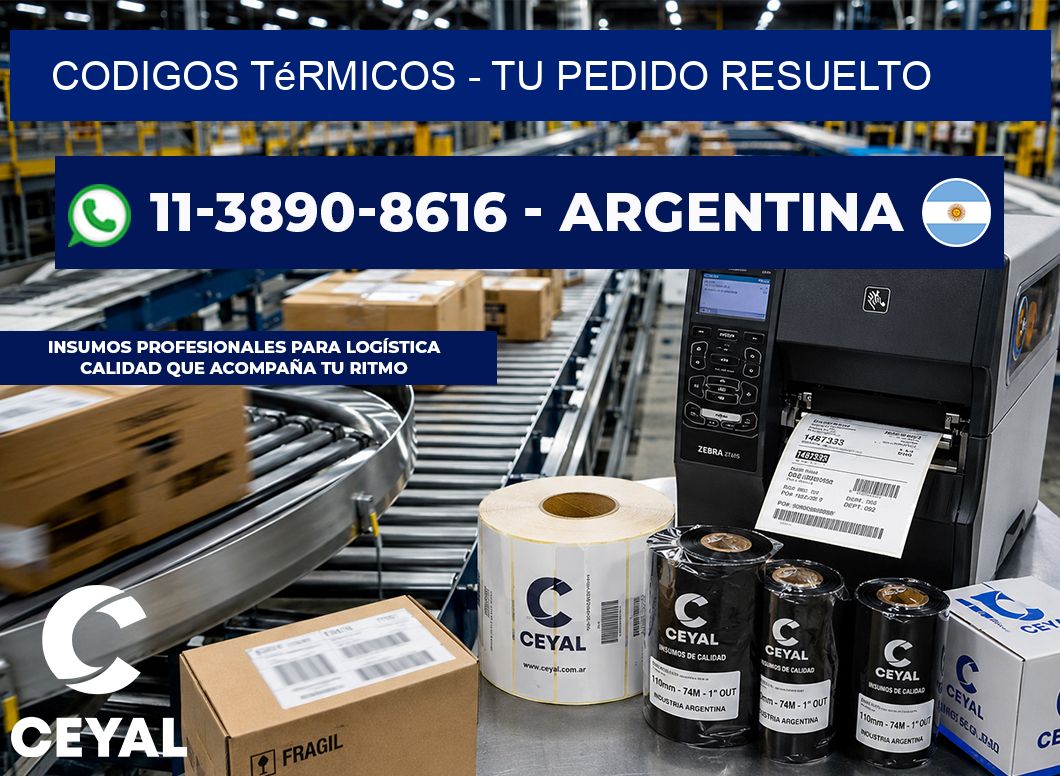 Codigos térmicos - Tu pedido resuelto