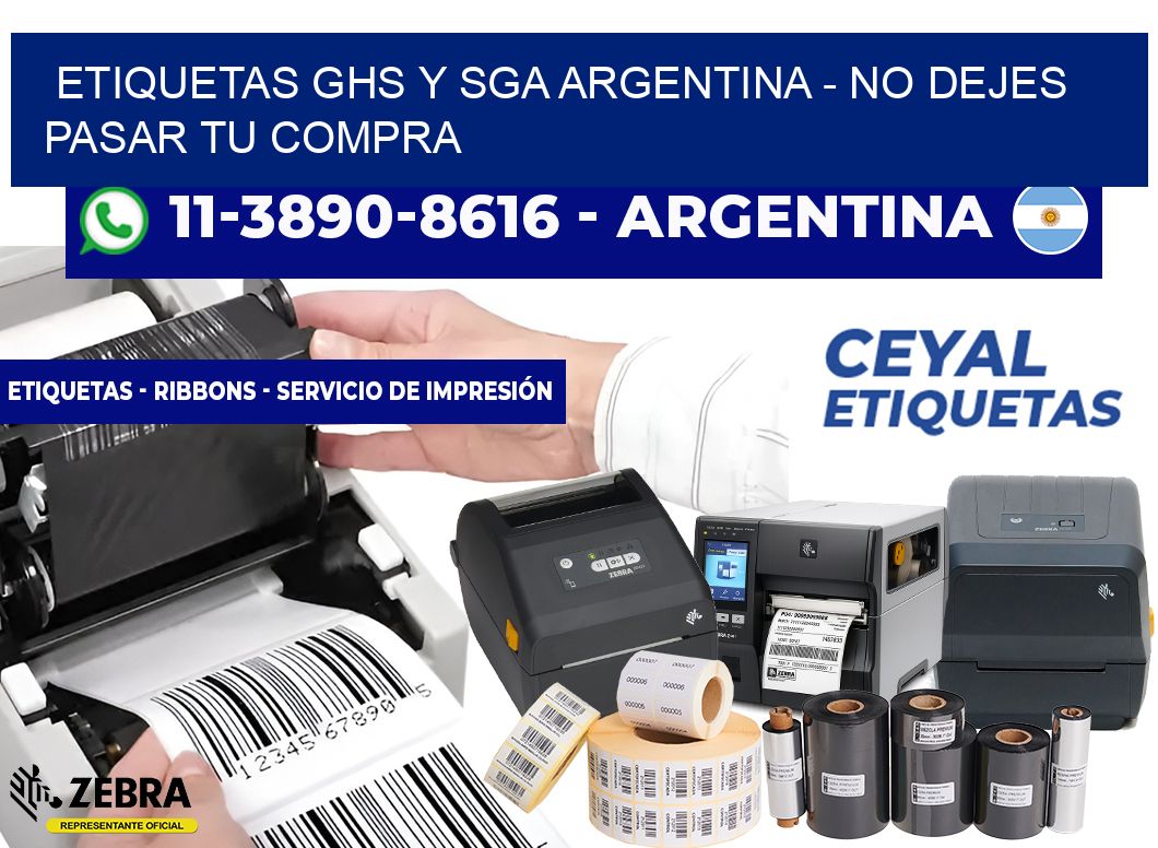 ETIQUETAS GHS Y SGA ARGENTINA - No dejes pasar tu compra