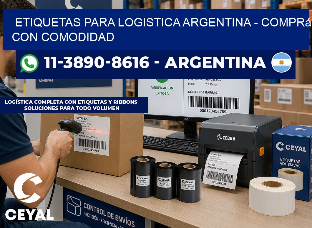 ETIQUETAS PARA LOGISTICA ARGENTINA - Comprá con comodidad