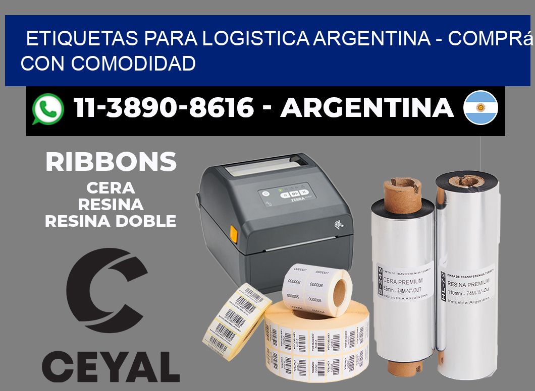ETIQUETAS PARA LOGISTICA ARGENTINA - Comprá con comodidad