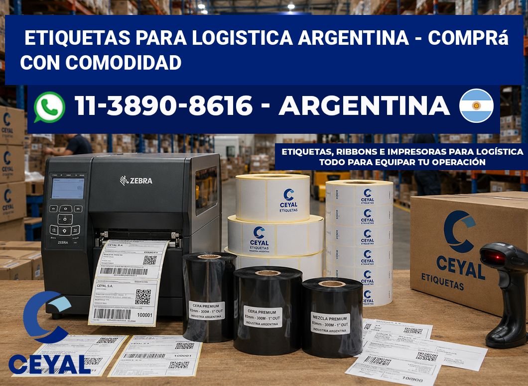 ETIQUETAS PARA LOGISTICA ARGENTINA – Comprá con comodidad