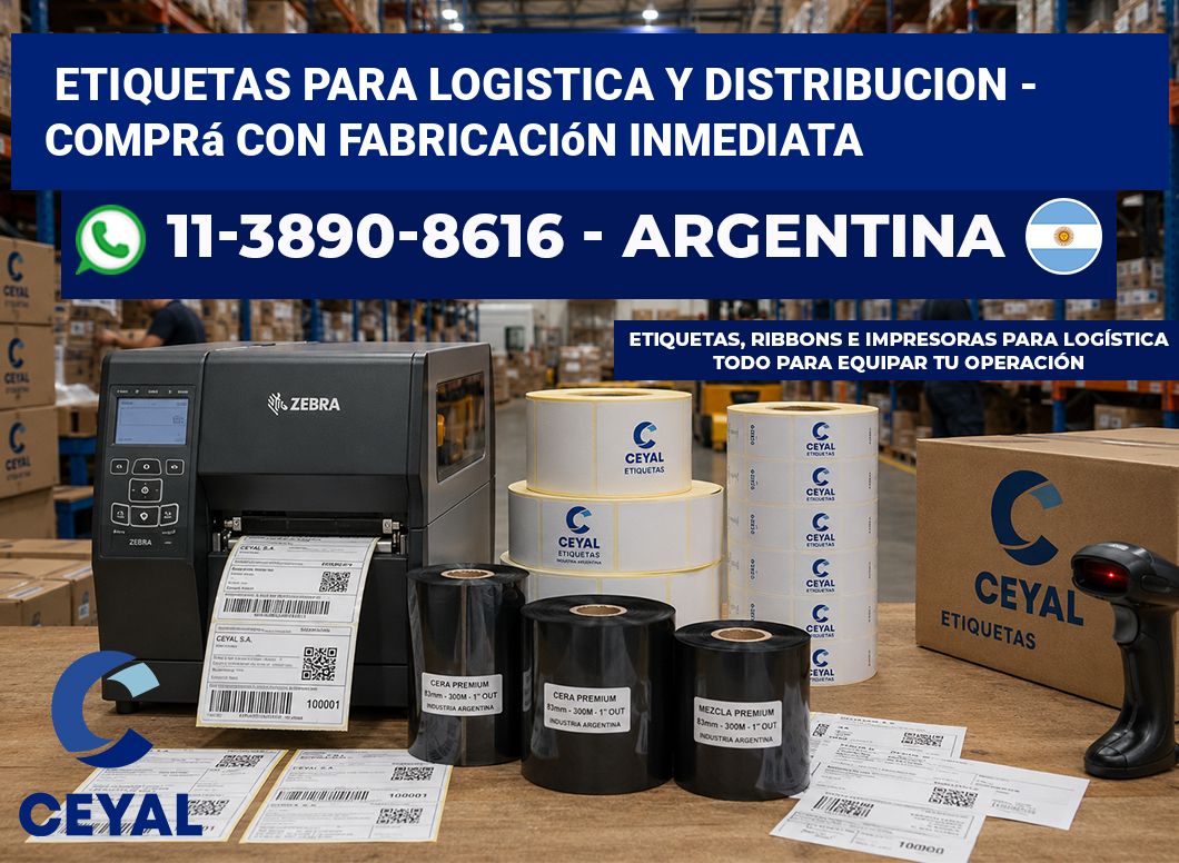 ETIQUETAS PARA LOGISTICA Y DISTRIBUCION – Comprá con fabricación inmediata
