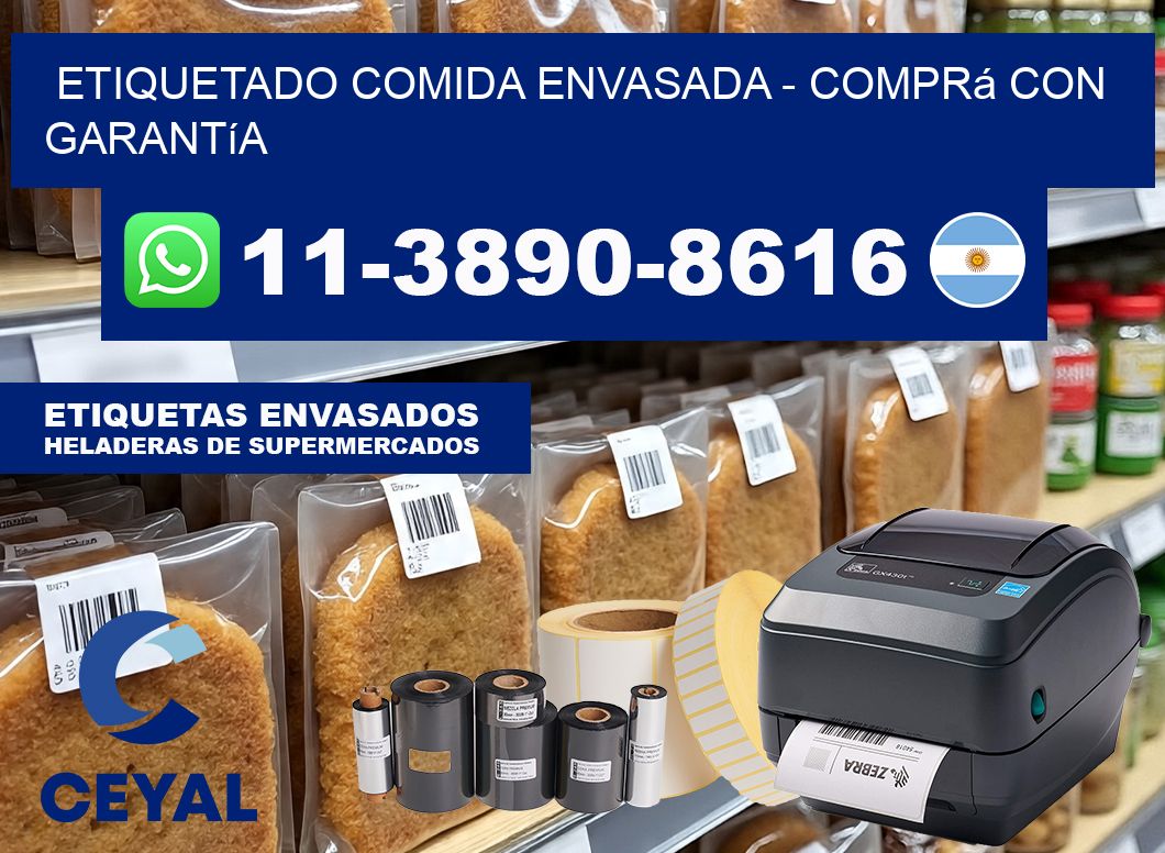 Etiquetado comida envasada – Comprá con garantía