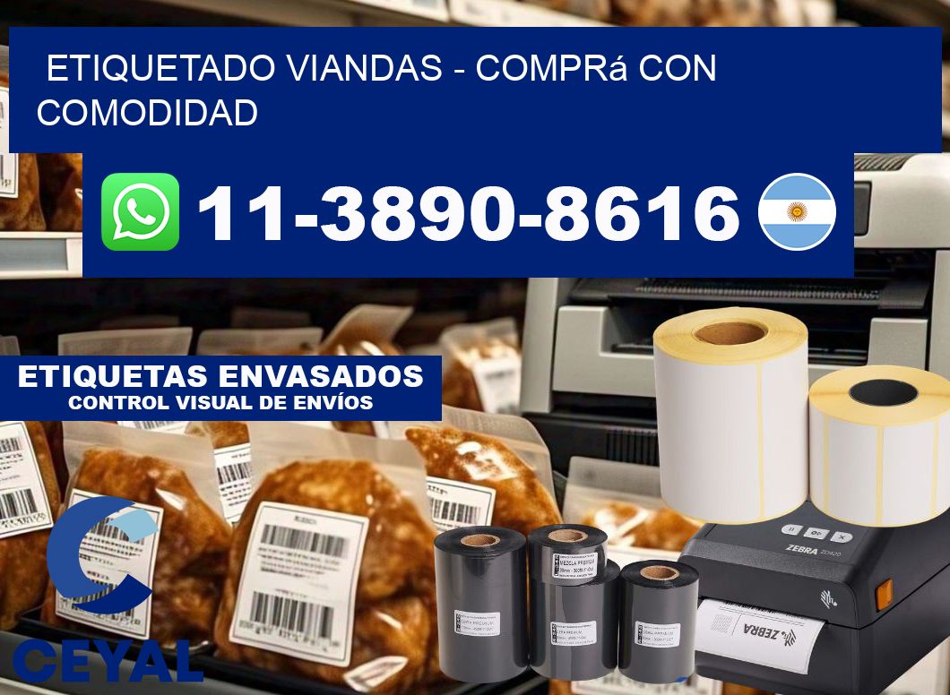 Etiquetado viandas - Comprá con comodidad