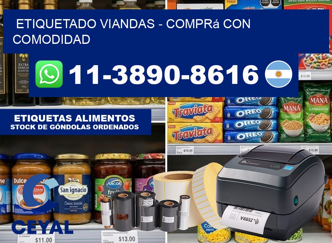 Etiquetado viandas – Comprá con comodidad