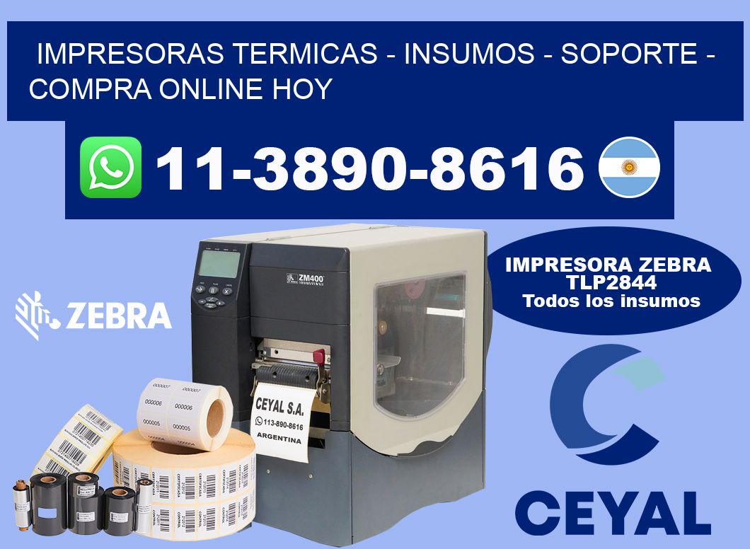 IMPRESORAS TERMICAS - INSUMOS - SOPORTE - Compra online hoy