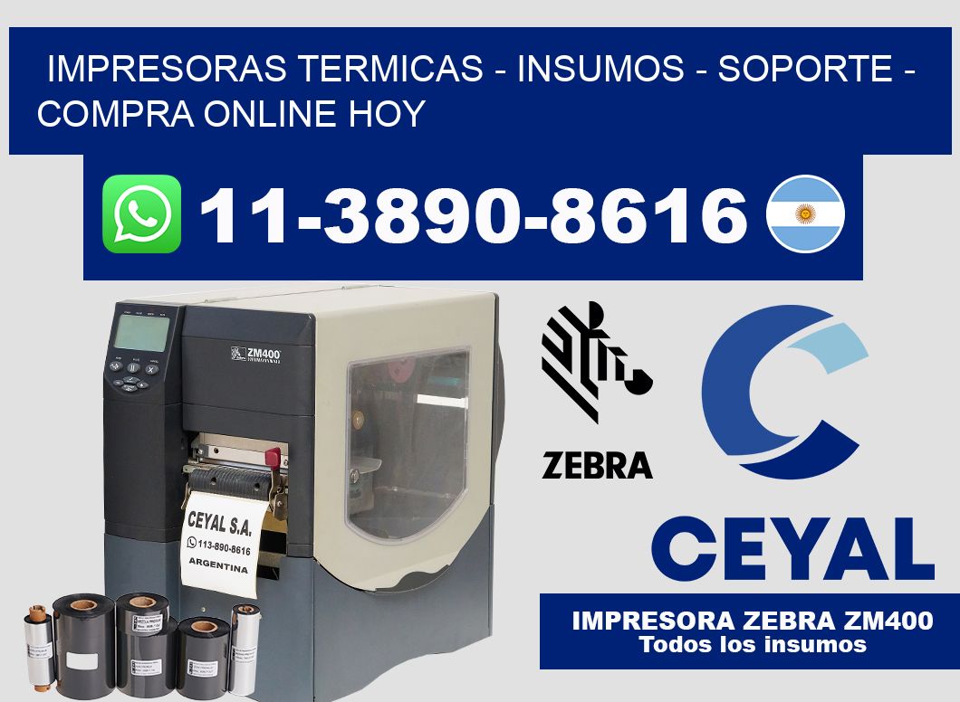 IMPRESORAS TERMICAS - INSUMOS - SOPORTE - Compra online hoy