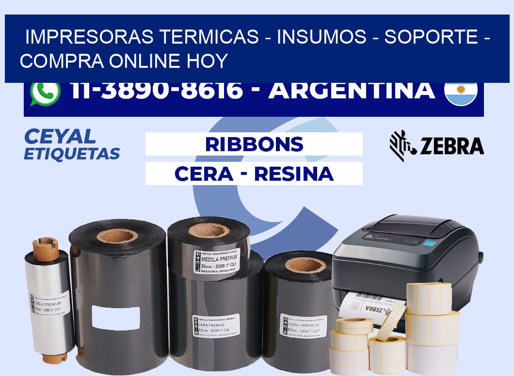 IMPRESORAS TERMICAS - INSUMOS - SOPORTE - Compra online hoy