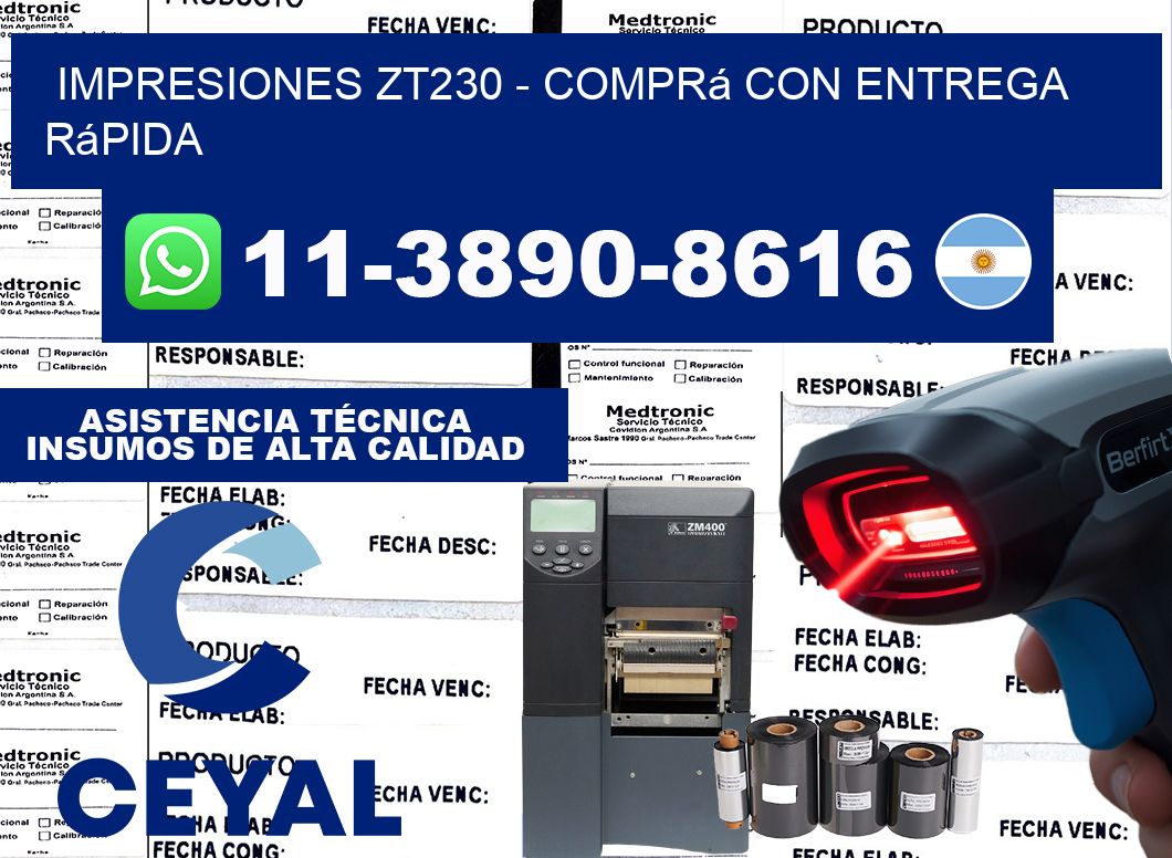Impresiones ZT230 - Comprá con entrega rápida