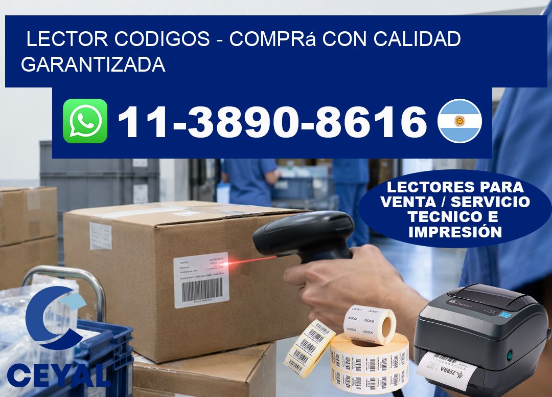 LECTOR CODIGOS - Comprá con calidad garantizada