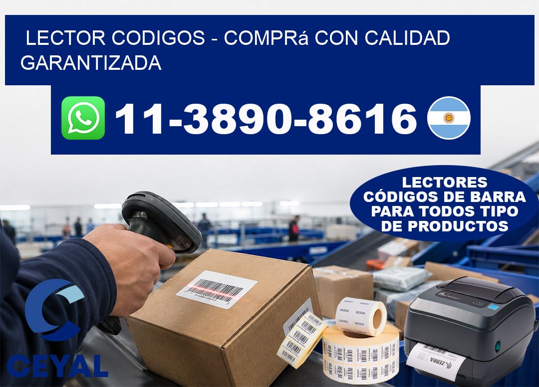 LECTOR CODIGOS - Comprá con calidad garantizada