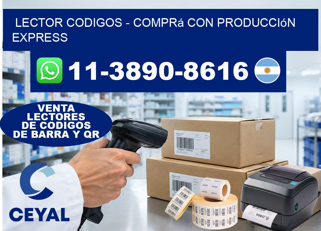 LECTOR CODIGOS – Comprá con producción express